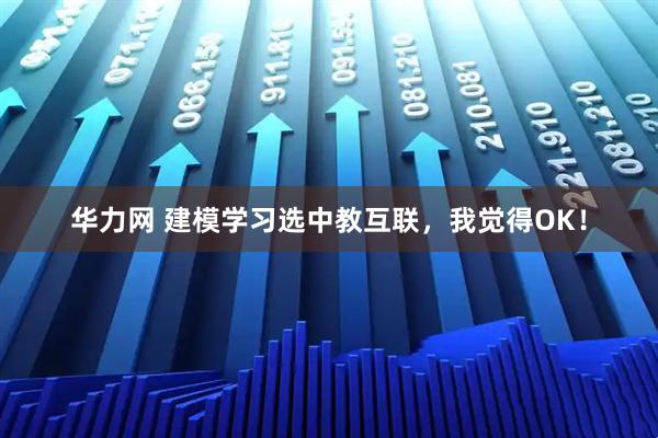 华力网 建模学习选中教互联，我觉得OK！